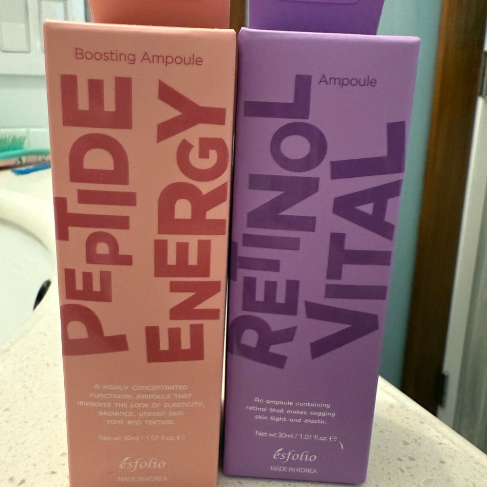 Esfolio Peptide Energy and Retinol Vital Ampoules